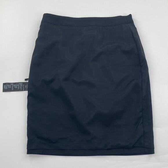 The Kooples Women's  Black Wool Pencil Skirt Knee Length Size 0 EU 32 - Picture 9 of 14